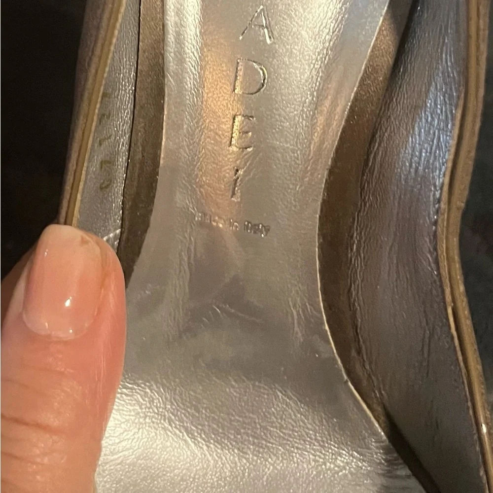 Casadei Tan Platform Heels - Picture 14 of 15